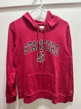Champion Hoodie Adult L Red Stanford Cardinal Pullover Pockets NCAA Sweatshirt